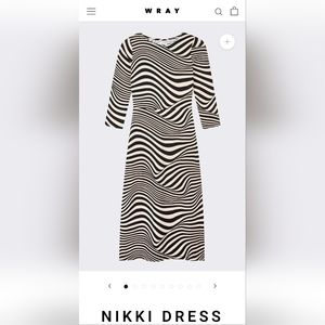 Wray Nikki dress Black Swirl size 2X BNWT